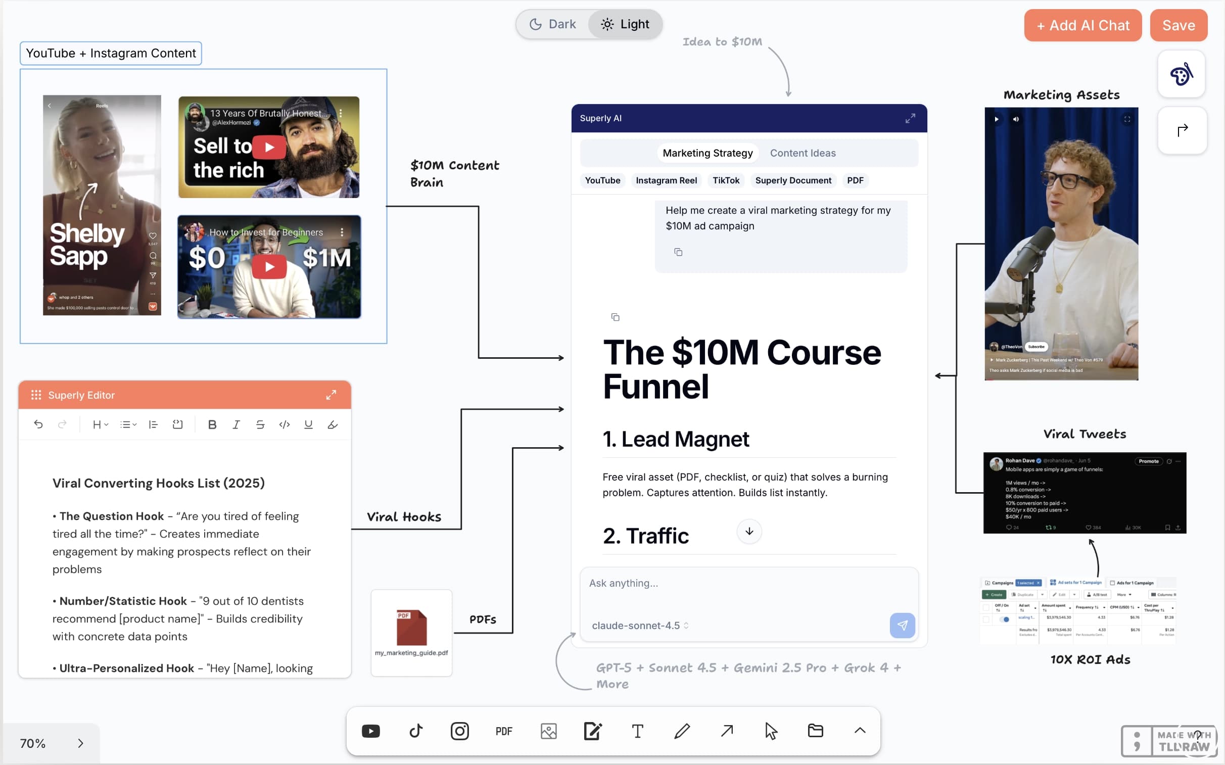 AI Whiteboard Dashboard
